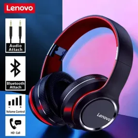 Lenovo HD200 Wireless Noise Cancelling Bluetooth Headphones with Hi-Fi Stereo Sound