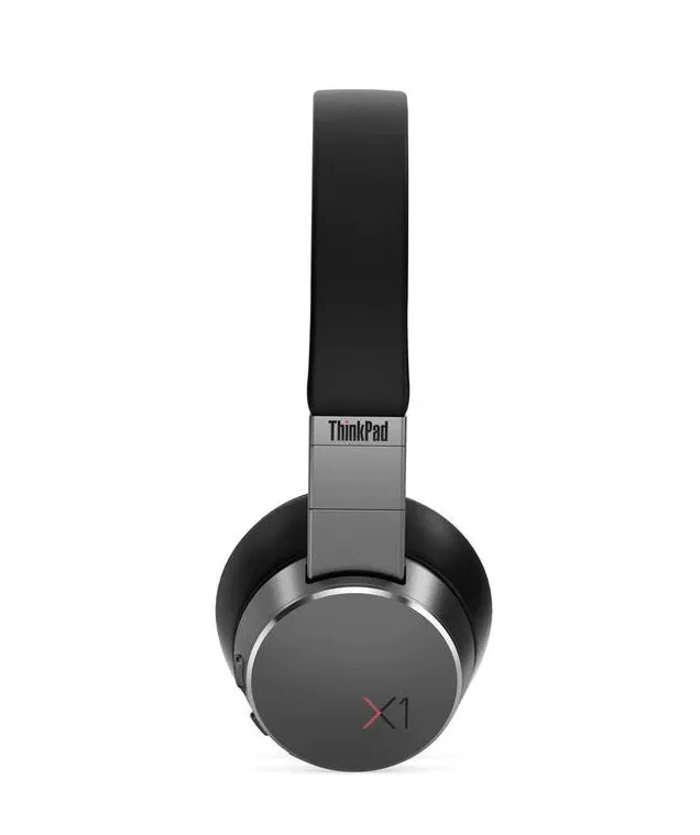 Lenovo Thinkpad X1 - Headphones With Mic - On-Ear - Bluetooth - Wireless - Active Noise Cancelling