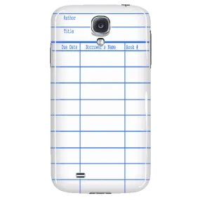 Library Card Phone Case White