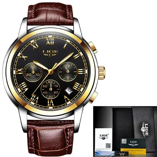 LIGE Men's Sport Quartz Watch