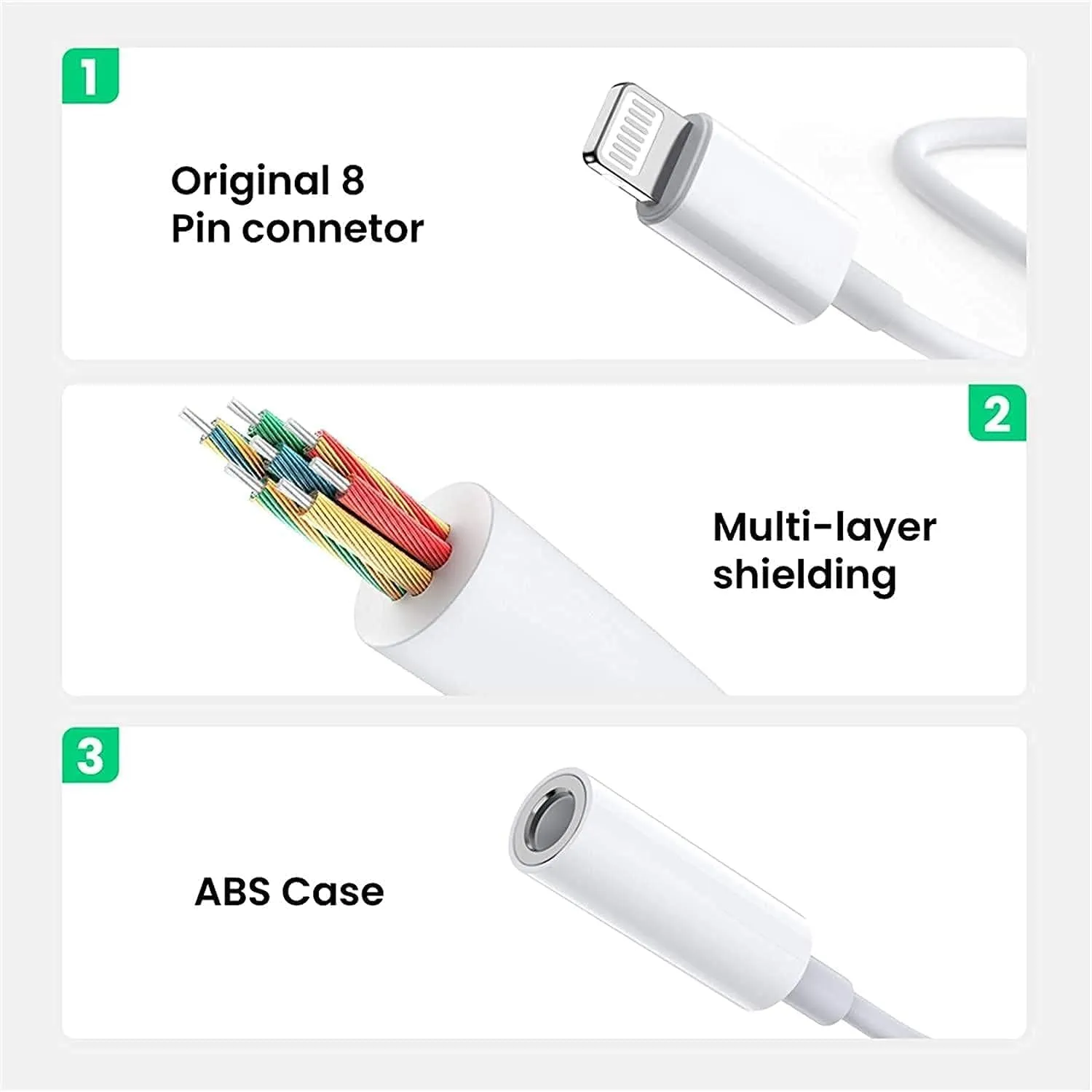 Lightning to 3.5 mm Headphone Jack Adapter