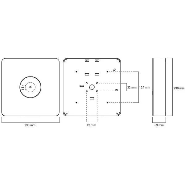 Lynk LEDfire Pro Surface Mount Emergency Light w/ Wireless in Black or White