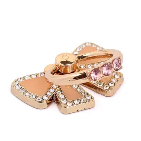 Magnet Gold Bow Ring Phone Holder