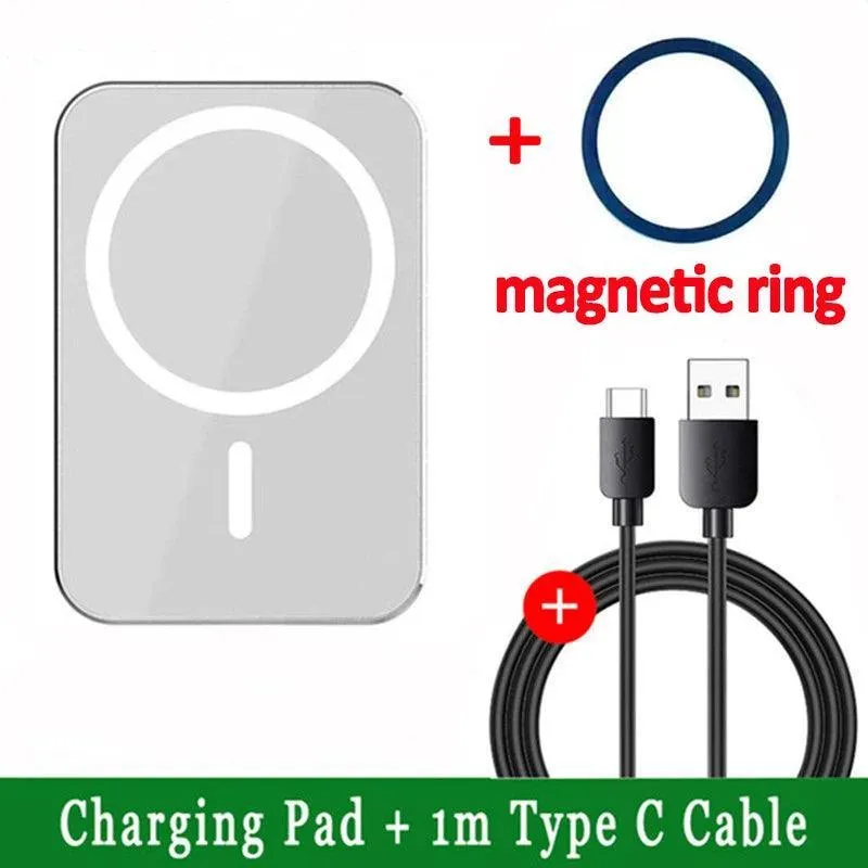 Magnetic Wireless Car Charger Stand: Fast Secure Vent Mount for iPhone - Convenient Charging