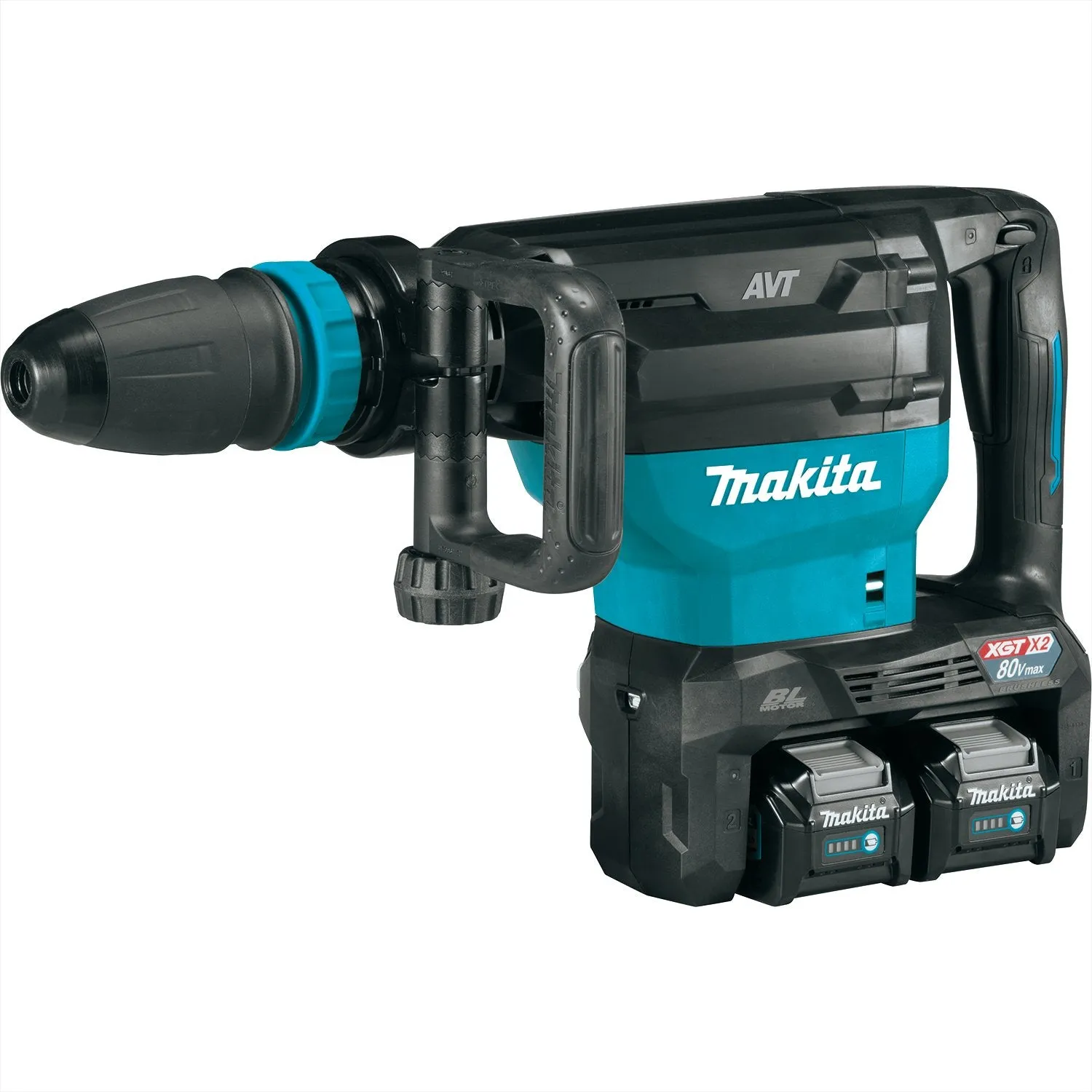 Makita (GMH02PM) 80V max (40V max X2) XGT® Brushless  28 lb. AVT® Demolition Hammer Kit