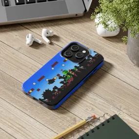 Mario Border Phone Case Gift Inspired Fan Art Movie