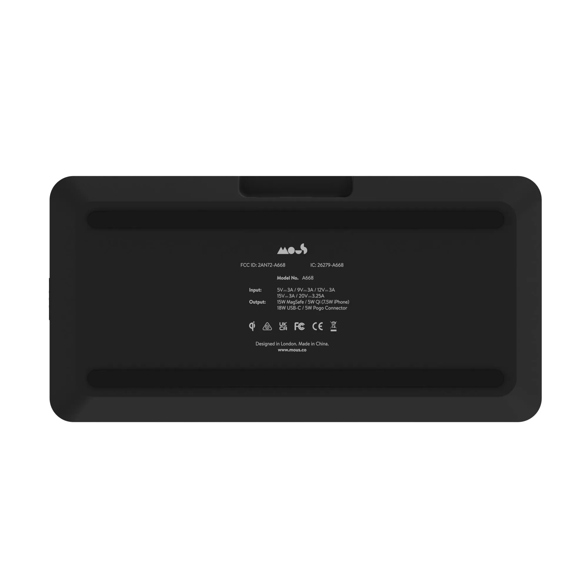 Matte Black Charging Station with MagSafe®