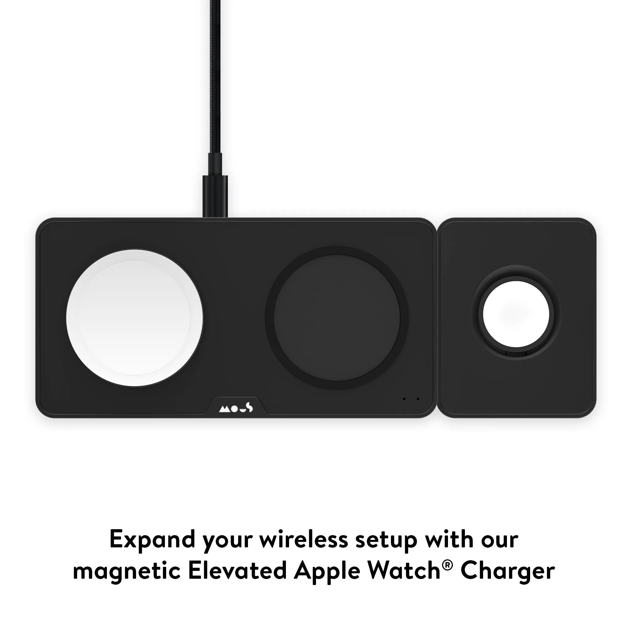 Matte Black Charging Station with MagSafe®