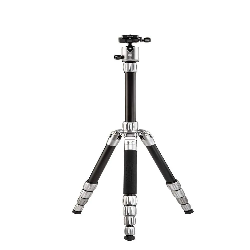 MeFOTO Globetrotter S Carbon Fibre Travel Tripod - Titanium (12kg Load)