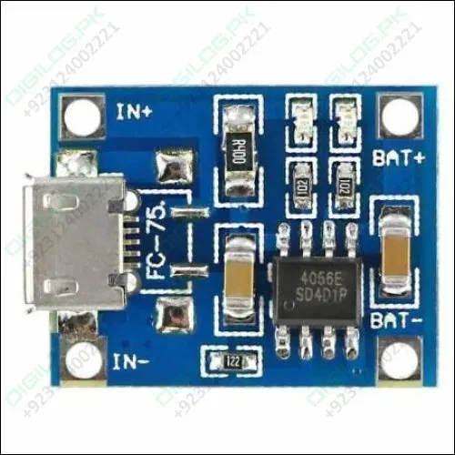 Micro Usb Tp4056 Lithium Battery 18650 Charger Module 1a 3.7v