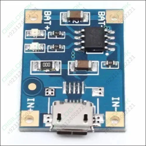 Micro Usb Tp4056 Lithium Battery 18650 Charger Module 1a 3.7v