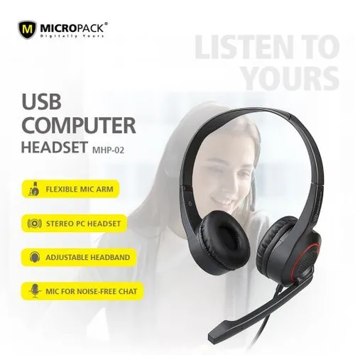 Micropack Stereo Sound Headphone MHP-01