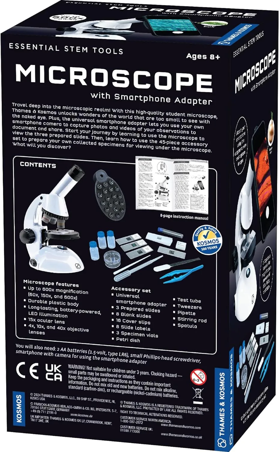 Microscope with Smart Phone Adapter