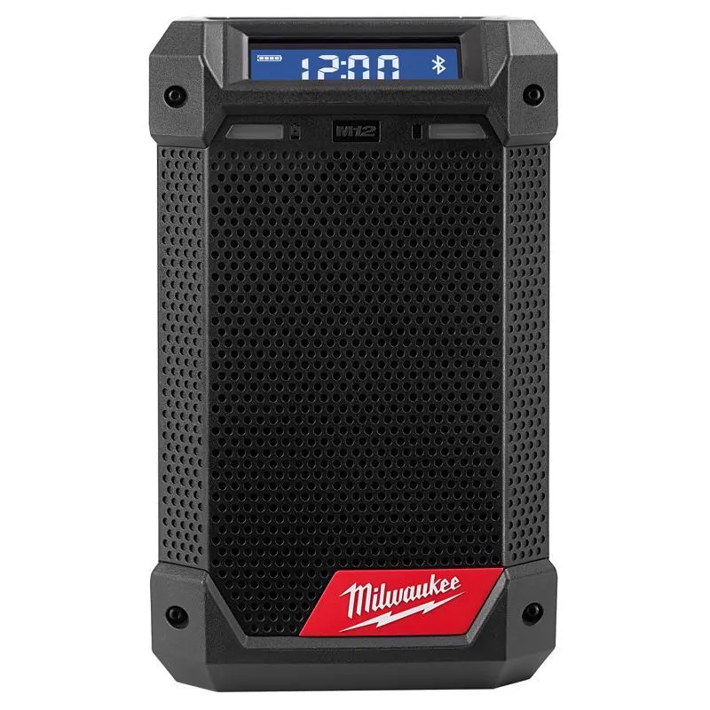 Milwaukee M12 Wireless Bluetooth Weather Resistant Radio   Charger