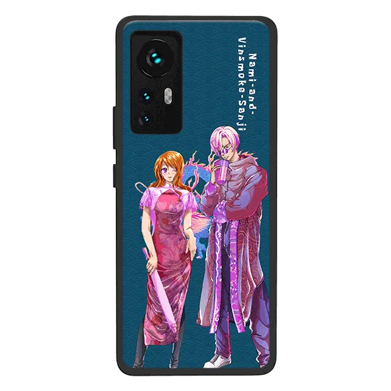 Nami and Vinsmoke Sanji LED Case for Xiaomi