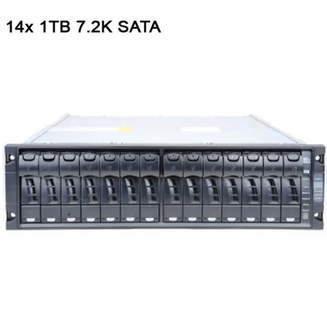 NetApp DS14MK2-AT Disk Shelf with 14x 1TB SATA HDDs (X269A-R5)