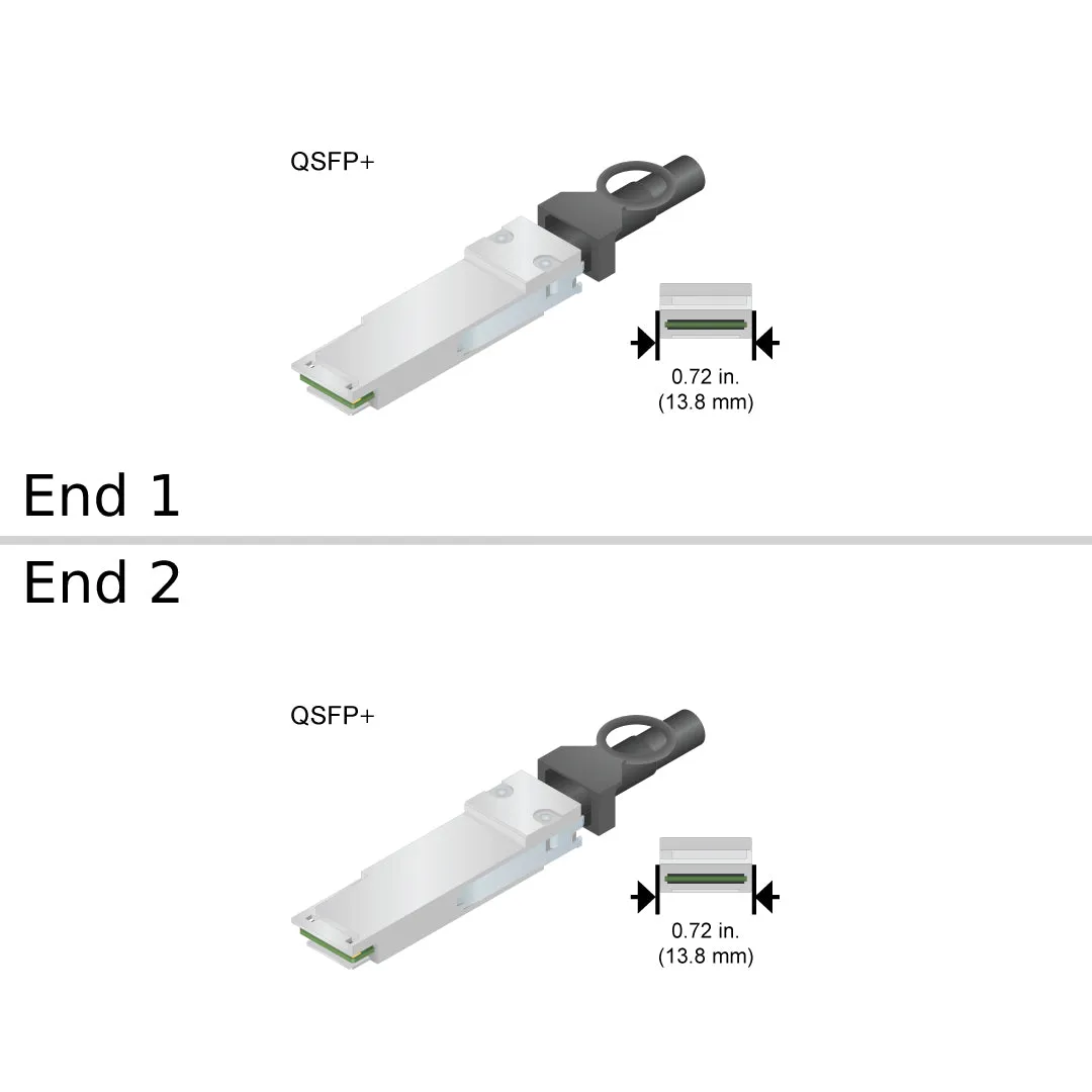 NetApp NO_FRU_Mellanox_MC220731V-005_5m - 5m Data Cable with Plug QSFP /QSFP  | NO_FRU_Mellanox_MC220731V-005_