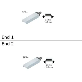 NetApp X-TWX-0101-R6 - 1m Data Cable with Plug SFP /SFP  | Cu, Brocade, Twinax, 10GbE, SFP /SFP ,