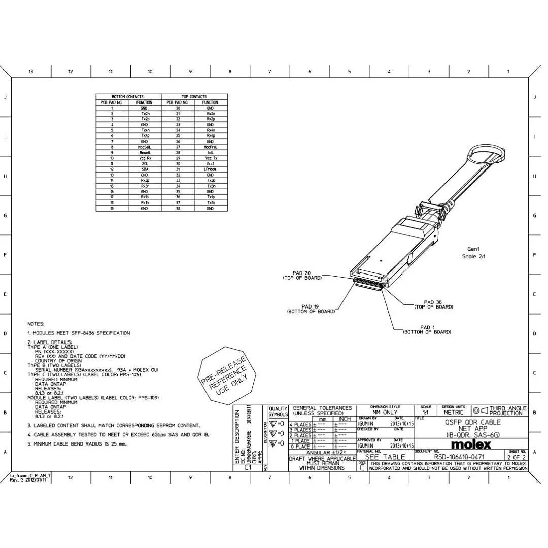 NetApp X66230A-R6 - 30m Data Cable with Plug QSFP /QSFP  | HA, IB, OPT, Active,