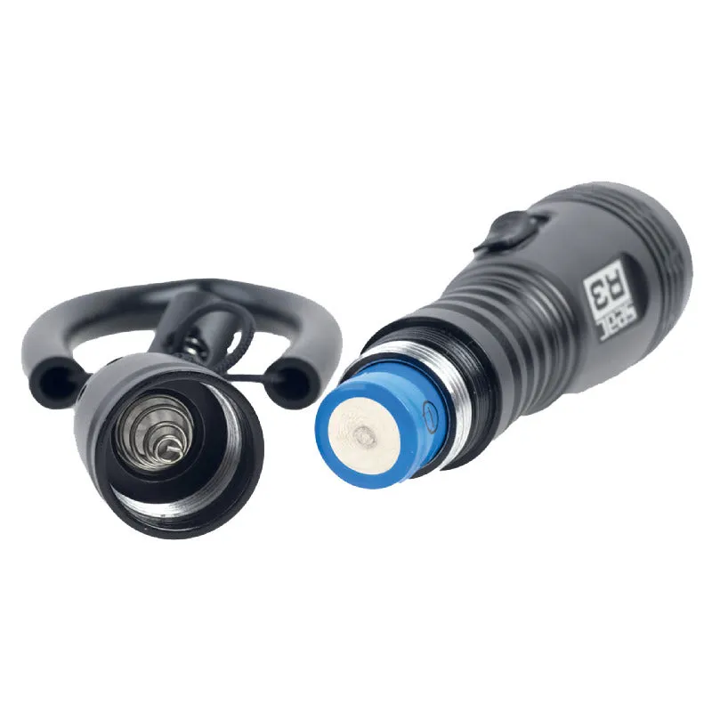 Open Box Seac R3 Scuba Dive Rechargeable Flashlight