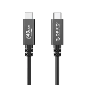 Orico Cbl Usb 4.0 Data Cable Type-C To Type-C Pd100W |Tb3 Compatible | 40Gbps | 0.8M