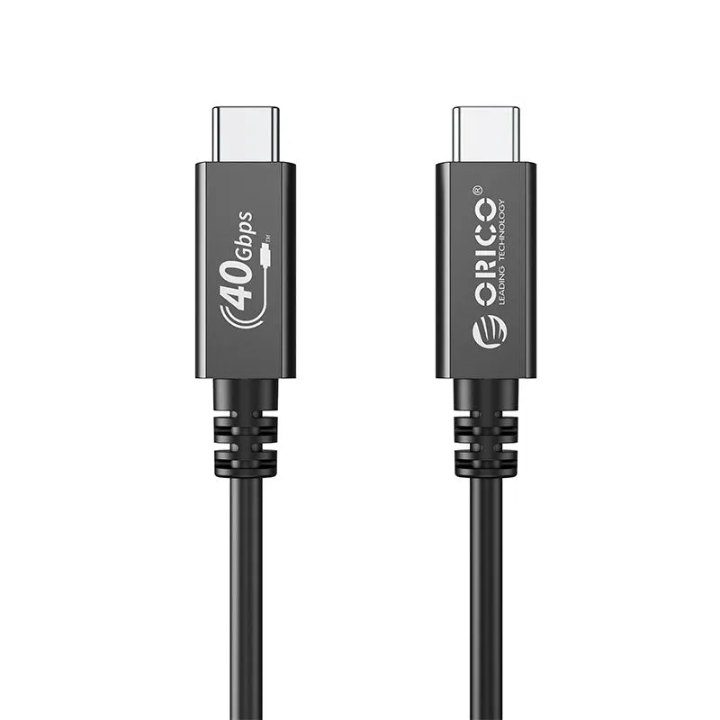 Orico Cbl Usb 4.0 Data Cable Type-C To Type-C Pd100W |Tb3 Compatible | 40Gbps | 0.8M