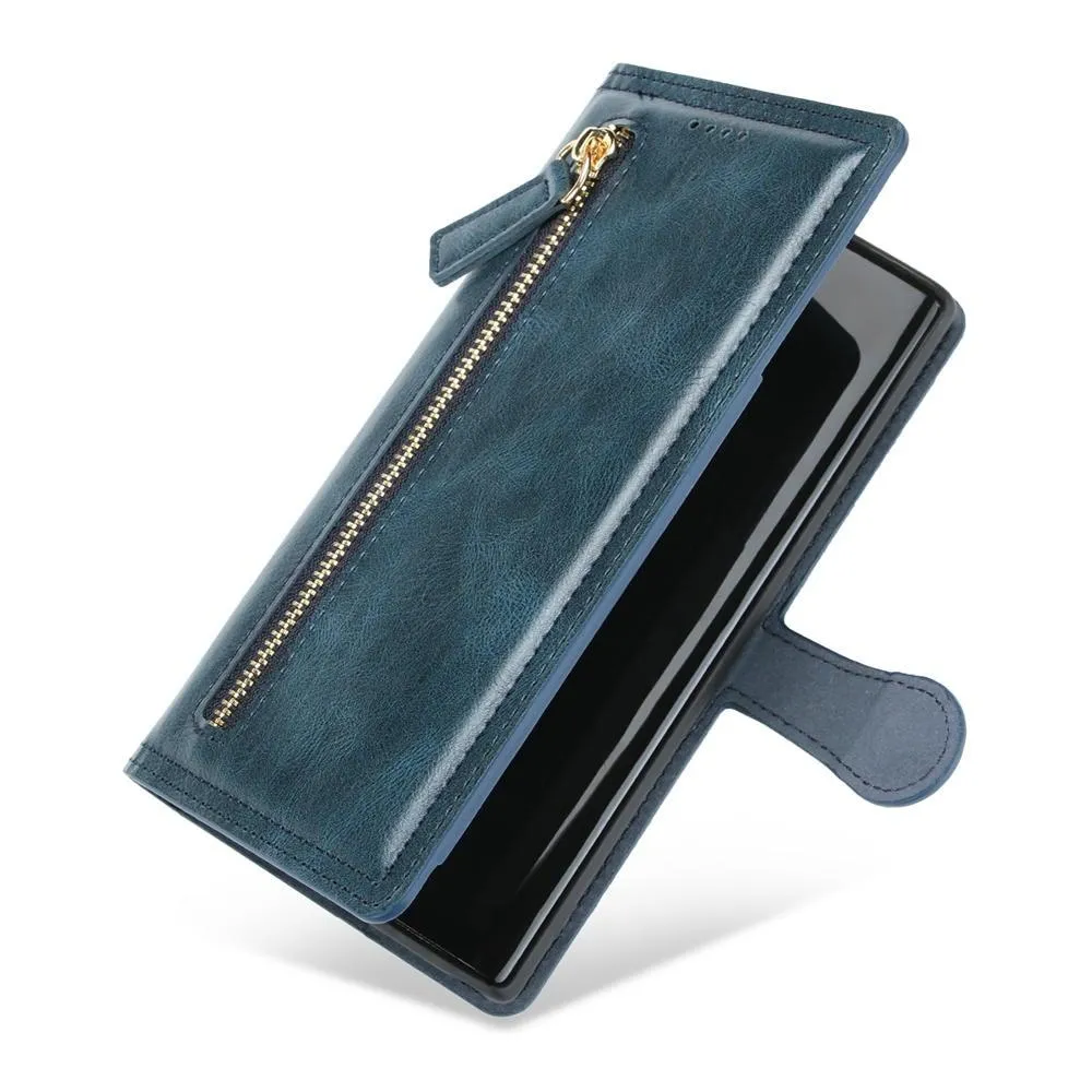 Papilio Leather Card Wallet Galaxy Case With Zip