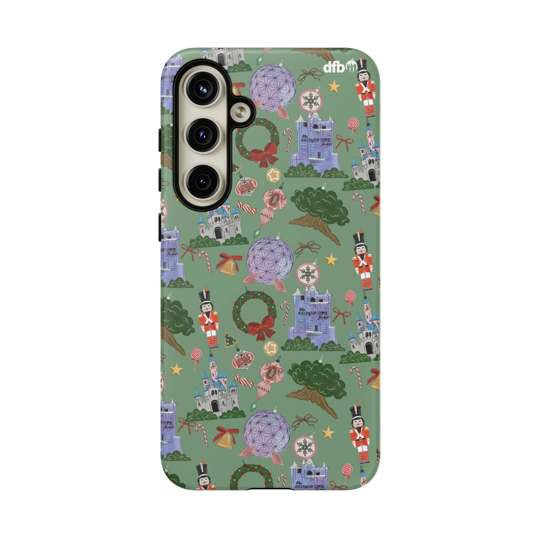 Park Icons Vintage Ornaments - Samsung Galaxy & Google Pixel Phone Case