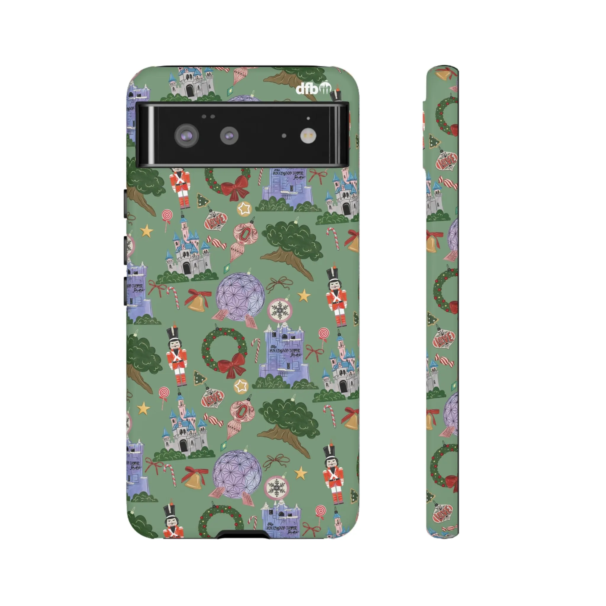 Park Icons Vintage Ornaments - Samsung Galaxy & Google Pixel Phone Case