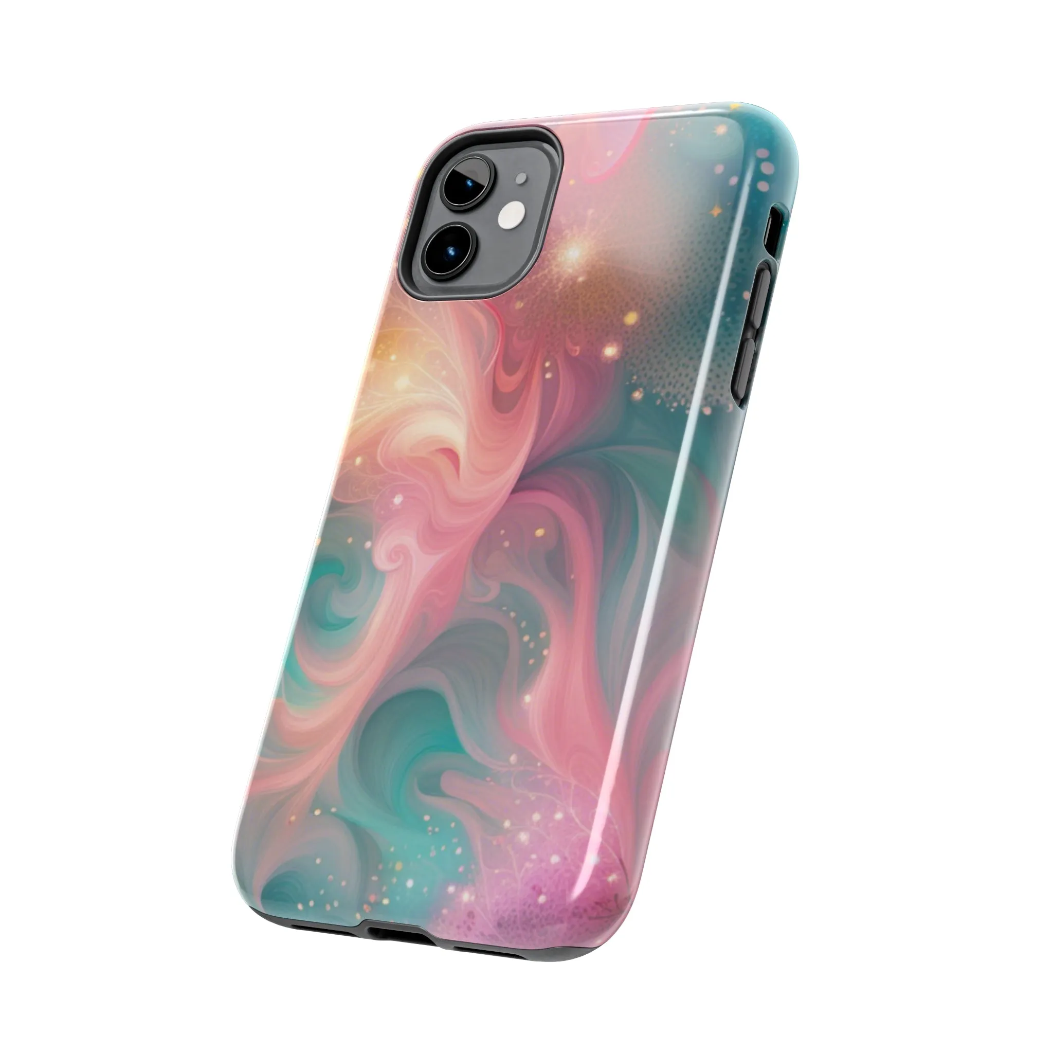 Pastel Pattern Design Tough Phone Case compatible with a large variety of iPhone models, Phone Case, Gift