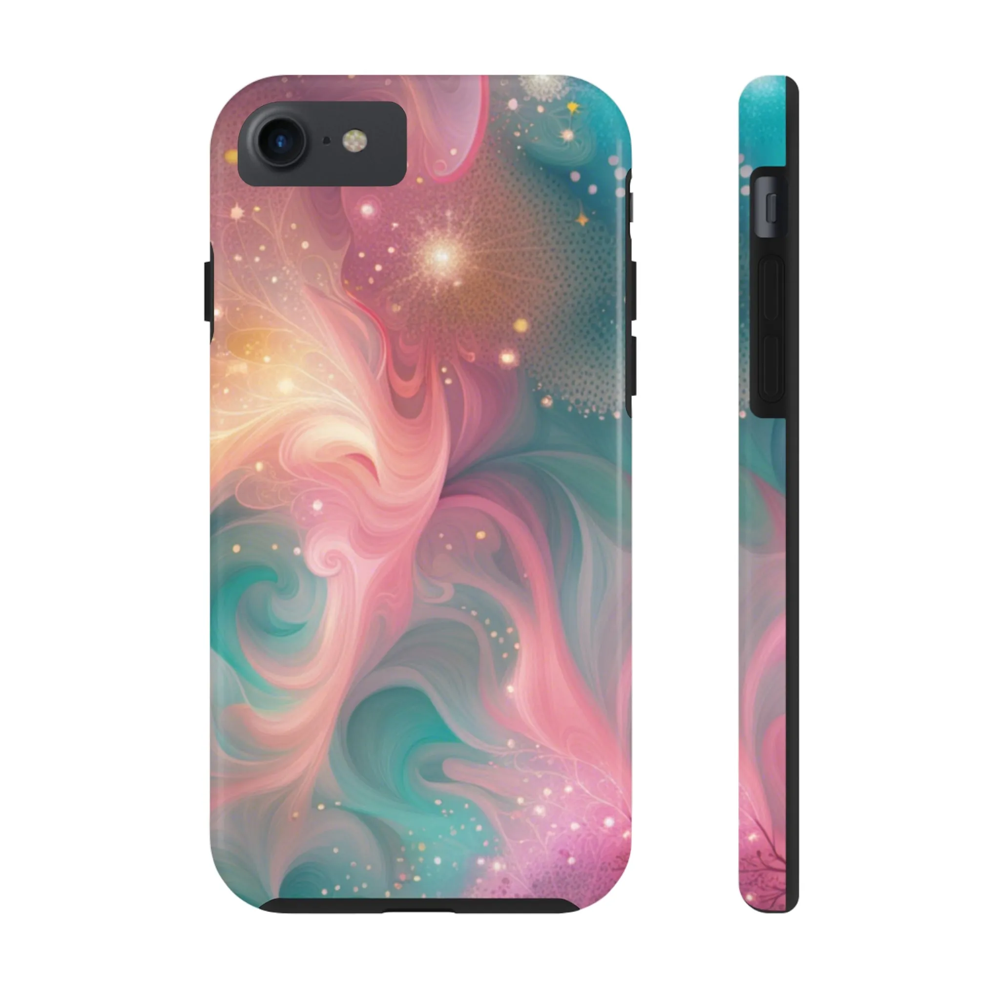 Pastel Pattern Design Tough Phone Case compatible with a large variety of iPhone models, Phone Case, Gift