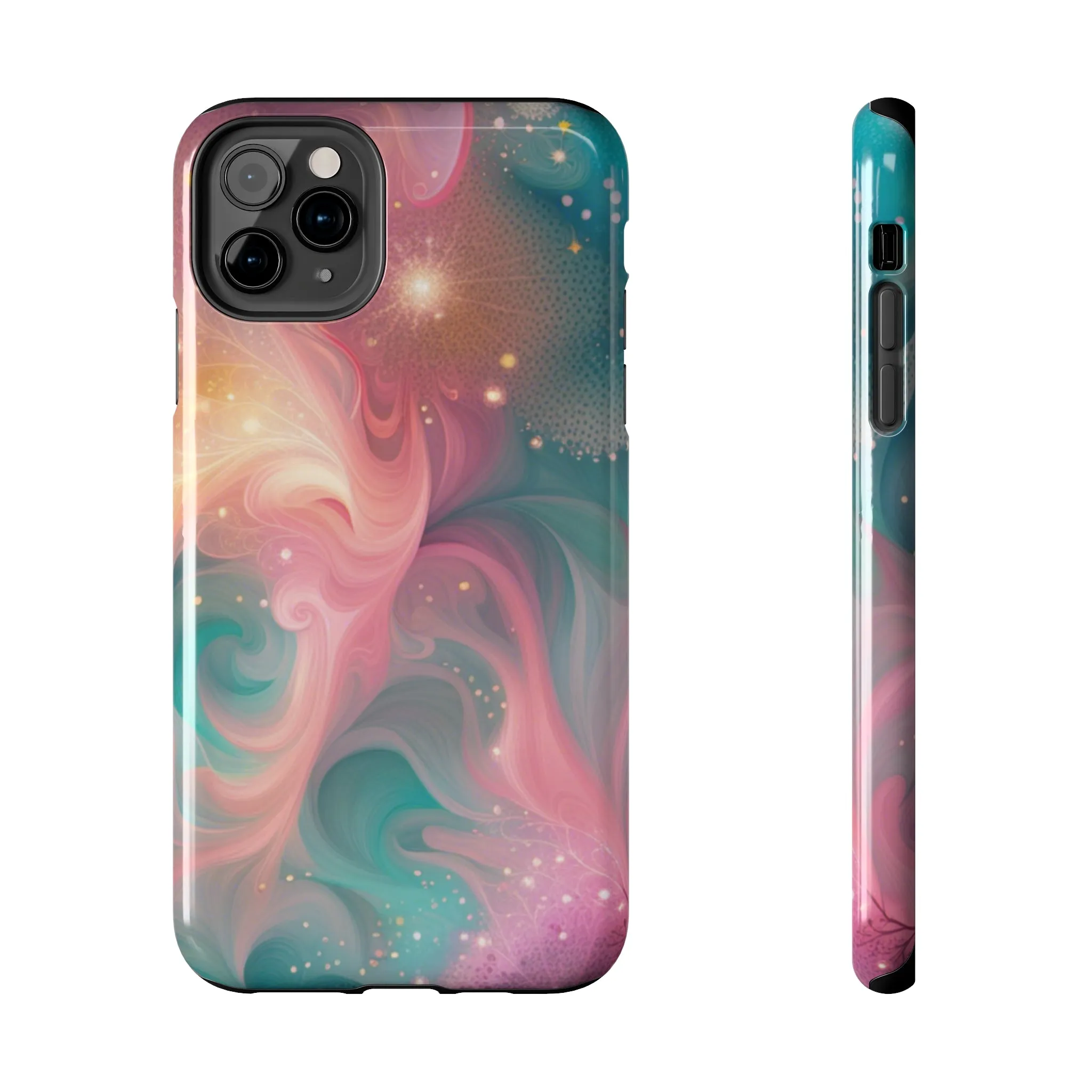 Pastel Pattern Design Tough Phone Case compatible with a large variety of iPhone models, Phone Case, Gift