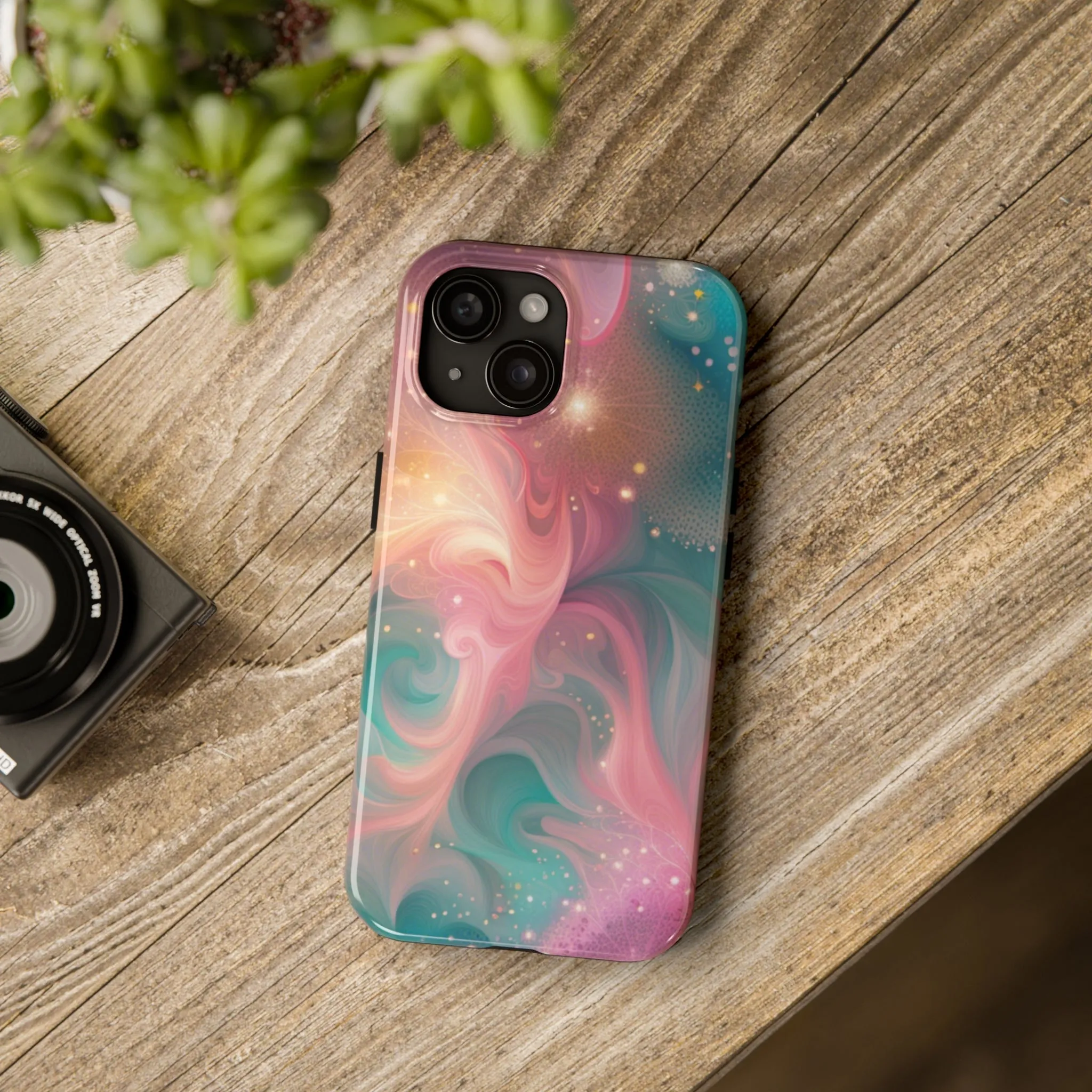 Pastel Pattern Design Tough Phone Case compatible with a large variety of iPhone models, Phone Case, Gift