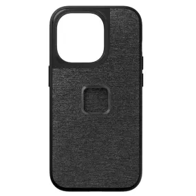 Peak Design Everyday Fabric Case For Apple Iphone 14 Pro Max - Charcoal