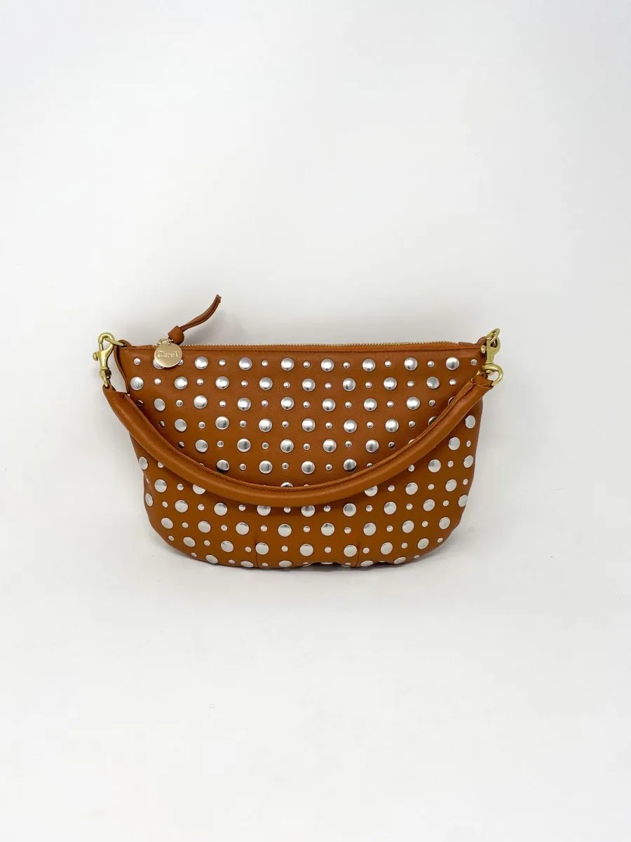 Petit Moyen Messenger in Cuoio Nappa w/Studs