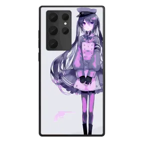 Police Uniform Girl LED Case for Samsung