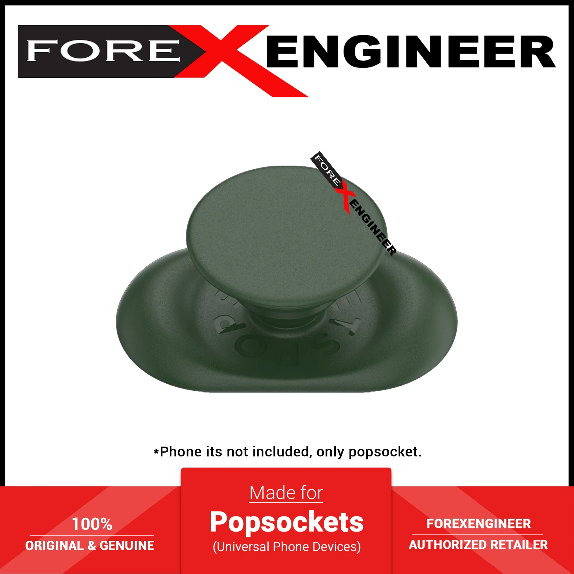 PopSockets Pocketable - Moss Green BK MGN (Barcode: 840173706190 )