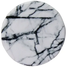 PopSockets PopGrip Swappable Top - Dove White Marble (Top ONLY/No Base)