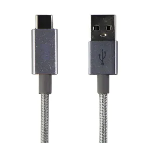 PureGear Braided USB-A to Apple MFI 6ft. Charging Cable - Metallic Space Gray