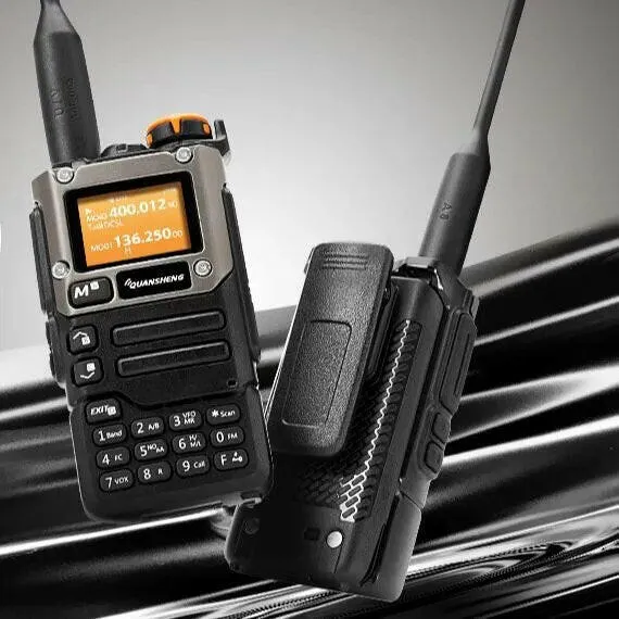 QUANSHENG  UV-K6 UV-K5(8) Walkie Talkie NOAA Weather Alert  Multi-Band Transmitting & Receiving AM/FM Aviation Band