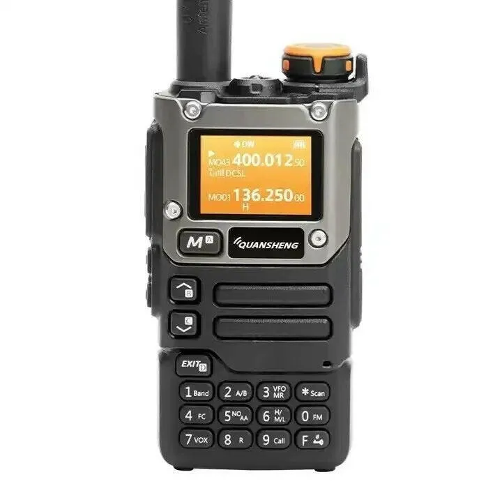 QUANSHENG  UV-K6 UV-K5(8) Walkie Talkie NOAA Weather Alert  Multi-Band Transmitting & Receiving AM/FM Aviation Band