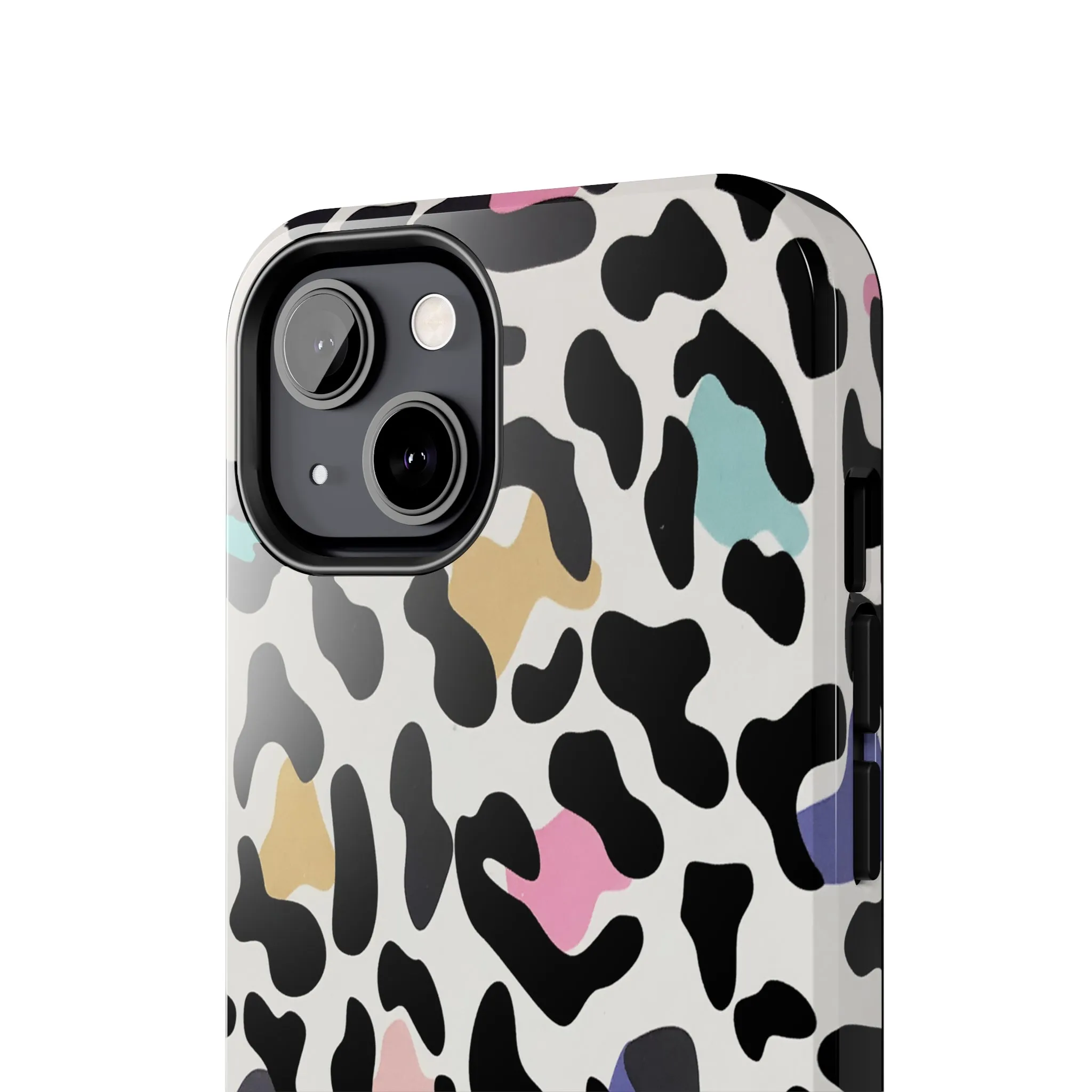 Rainbow Leopard Print design Tough Phone Case compatible with a large variety of iPhone models, Birthday Gift, Phone Case