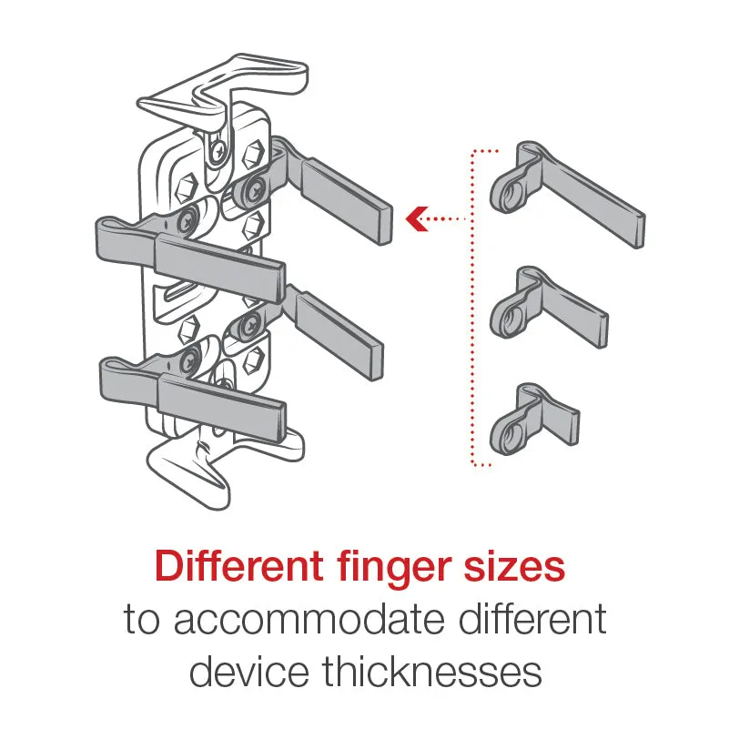 RAM® Finger-Grip™ Universal Holder with Triple Magnetic Base