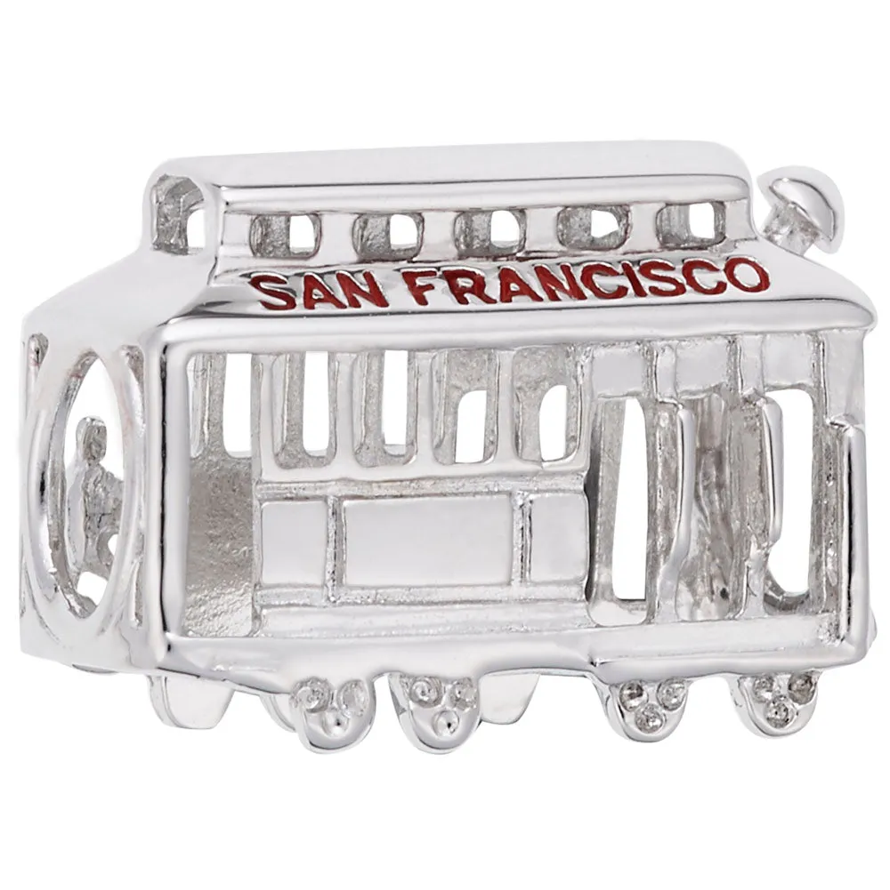 Rembrandt Charms - San Francisco Cable Car Bead - 9163