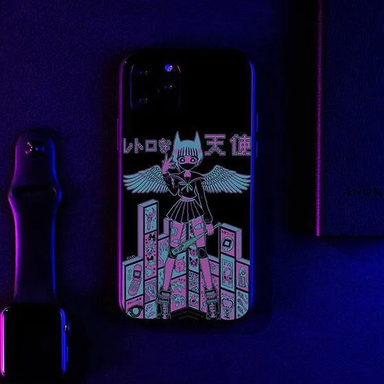 RETRO ANGEL LED Case for iPhone