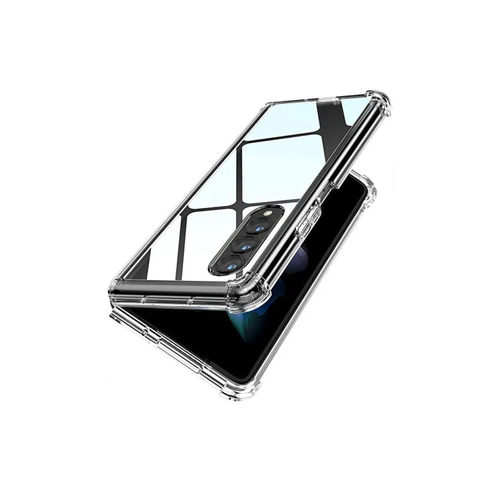 REXOM Clear Phone Case for SM Z Fold 3, Transparent