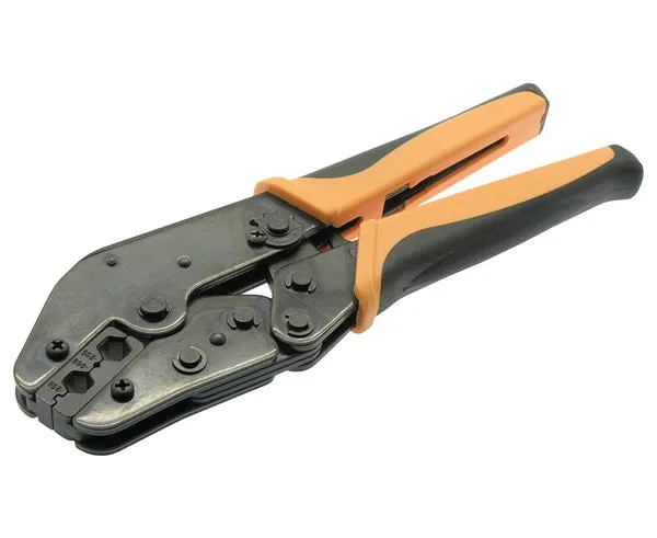 RG59 or RG6 Ratchet Coax Crimping Tool