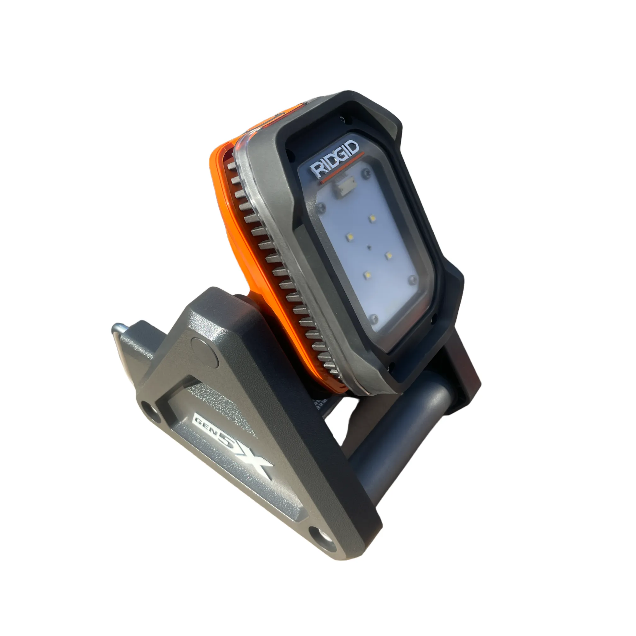 RIDGID 18V Cordless Flood Light Kit with Detachable Light with 2.0 Ah Lithium-Ion Battery and Charger