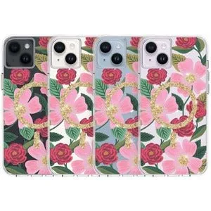 Rifle Paper Co. iPhone 14 Plus Phone Case, Rose Garden, MagSafe