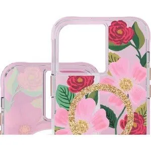 Rifle Paper Co. iPhone 14 Plus Phone Case, Rose Garden, MagSafe